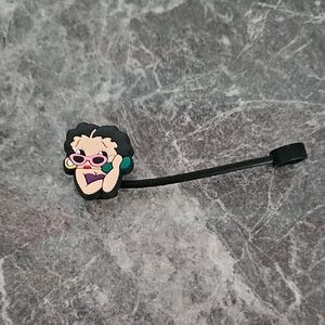 NWT Betty Boop Reusable Straw Cover Accessory